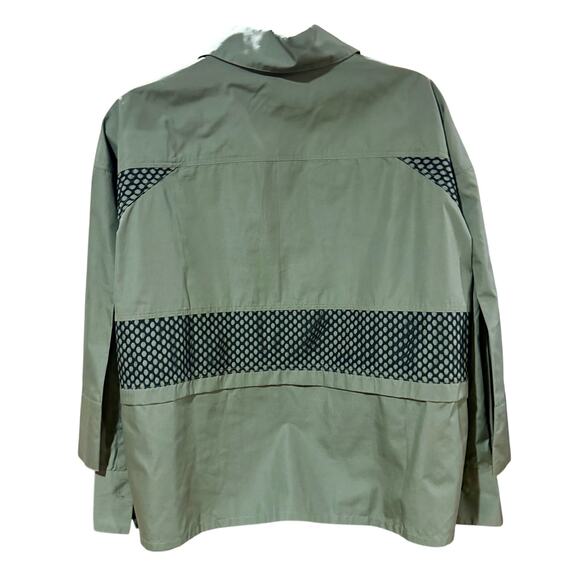 Lees Olive Green Black long sleeve top lagenlook trendy unique Art to Wear - Picture 2 of 6